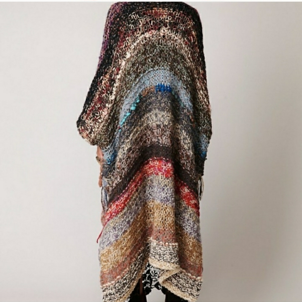 ISO Free People Tangier Sweater Poncho - Picture 3 of 3